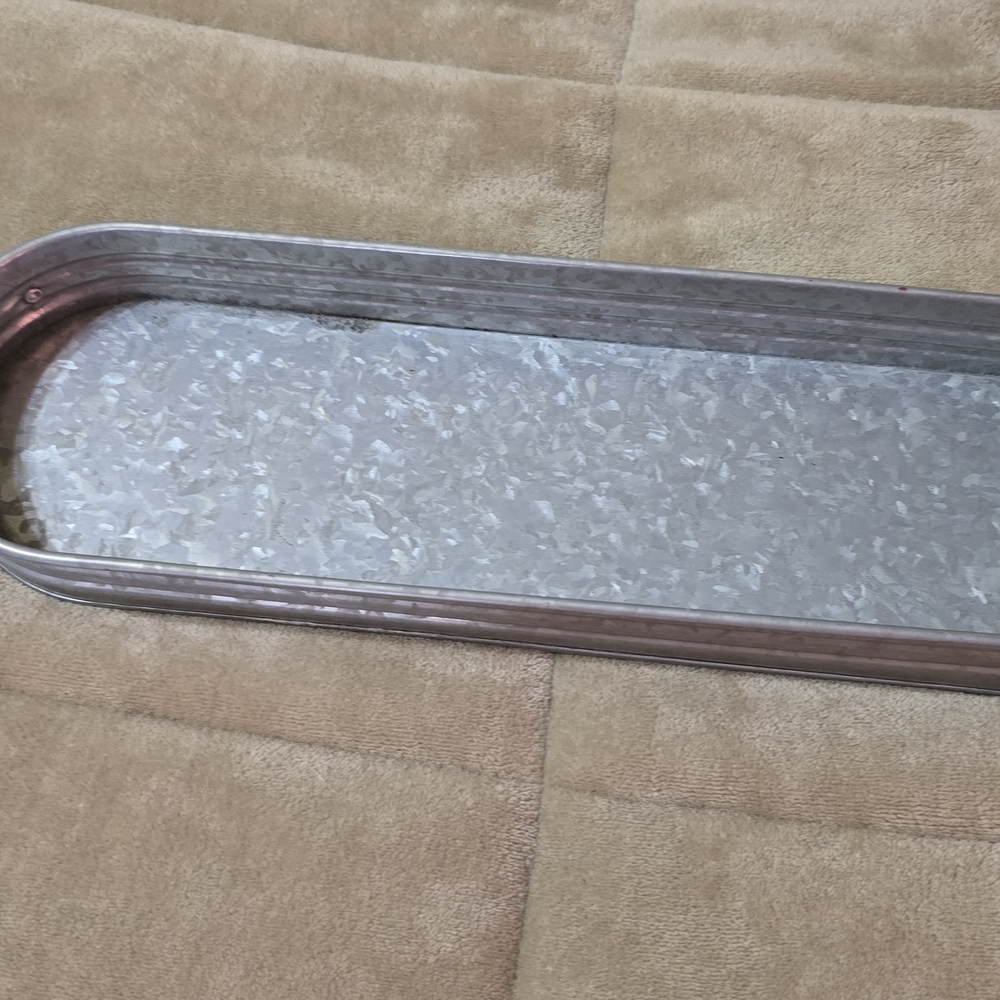 Better Homes And Gardens Galvanized Metal Vanity Tray